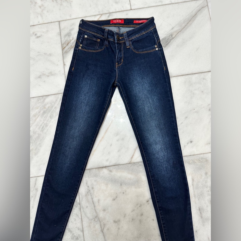 Guess low rise jeans,  size 24,  worn twice